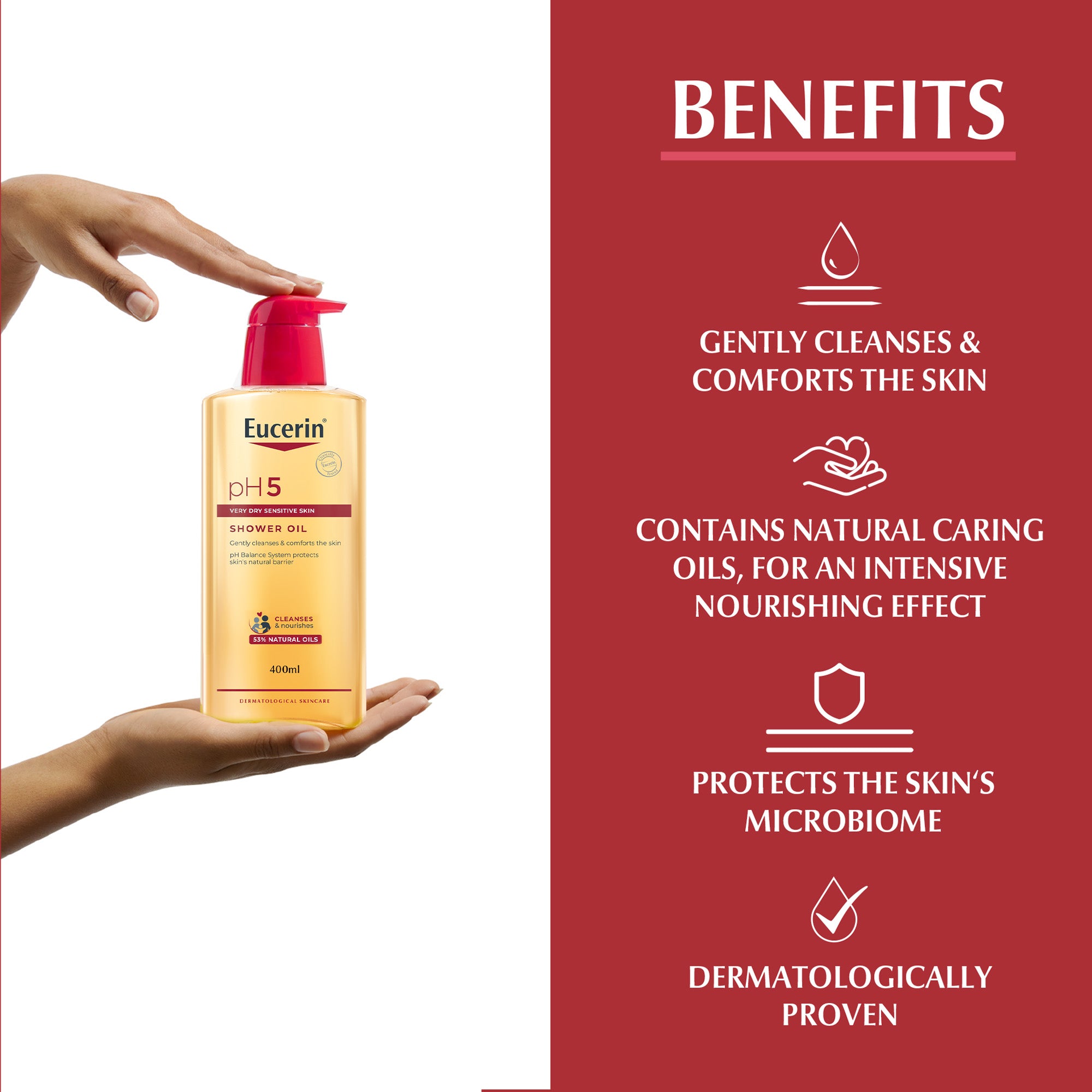EUCERIN PH5 - Shower Gel & Oil 400ml