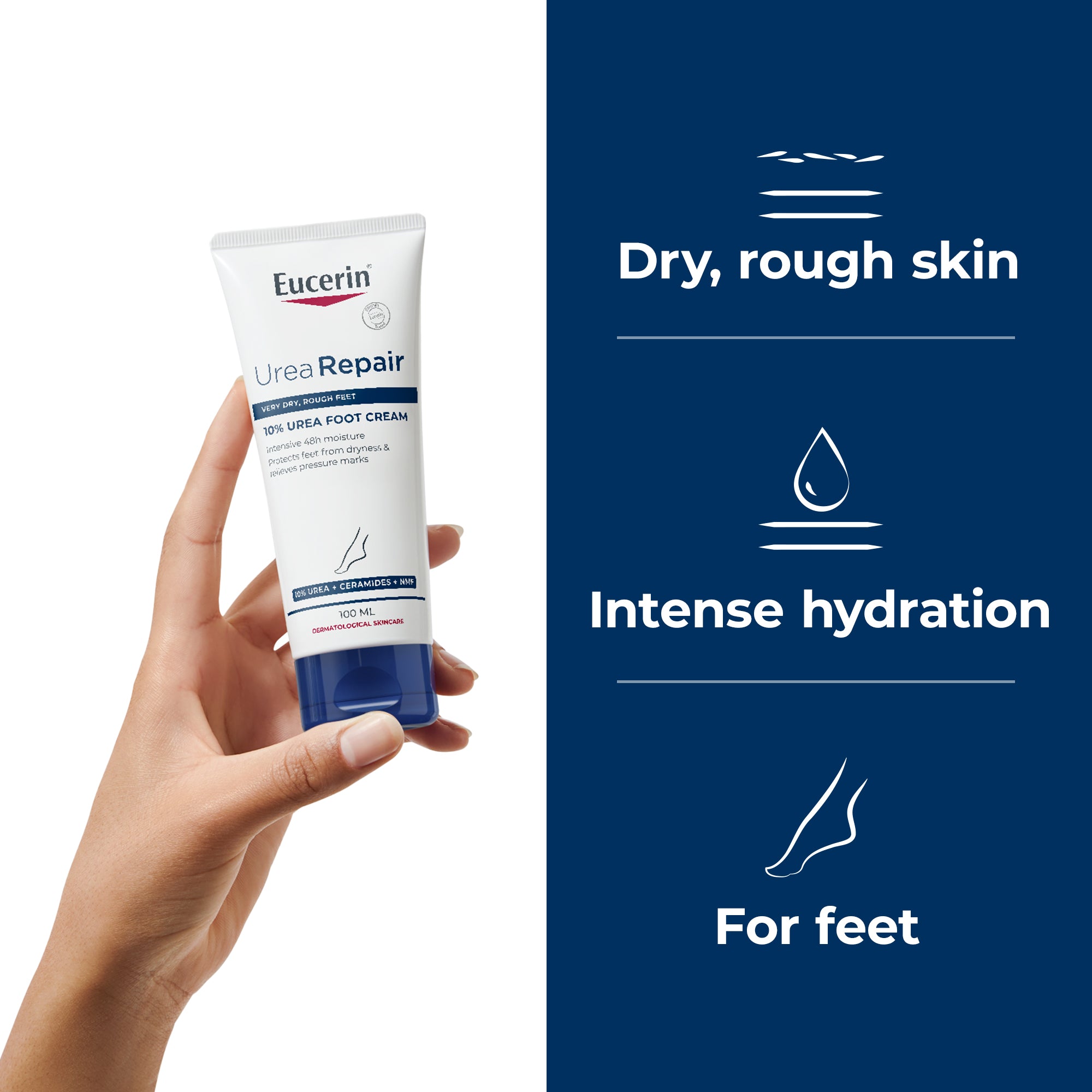 EUCERIN UREA 10% Repair Foot Creme 100ml