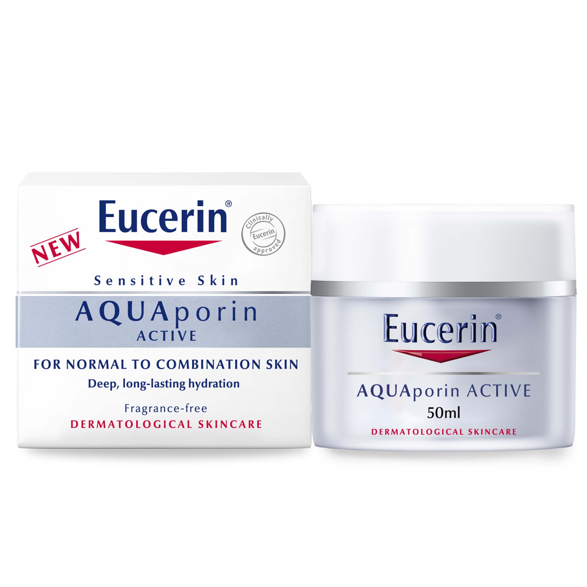 EUCERIN AQUAporin Active Light Cream 50ml (Normal to Comb)