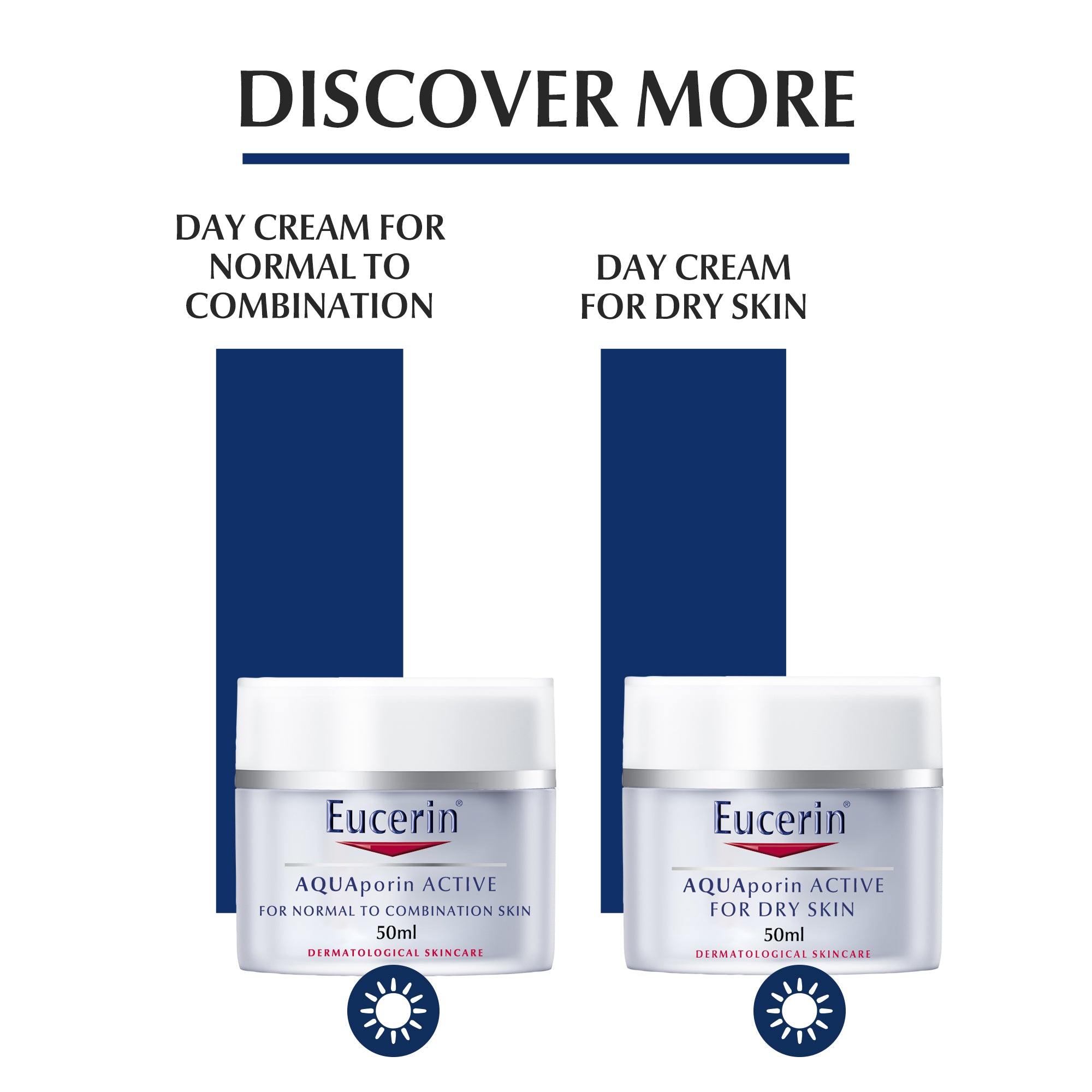EUCERIN AQUAporin Active Light Cream 50ml (Normal to Comb)