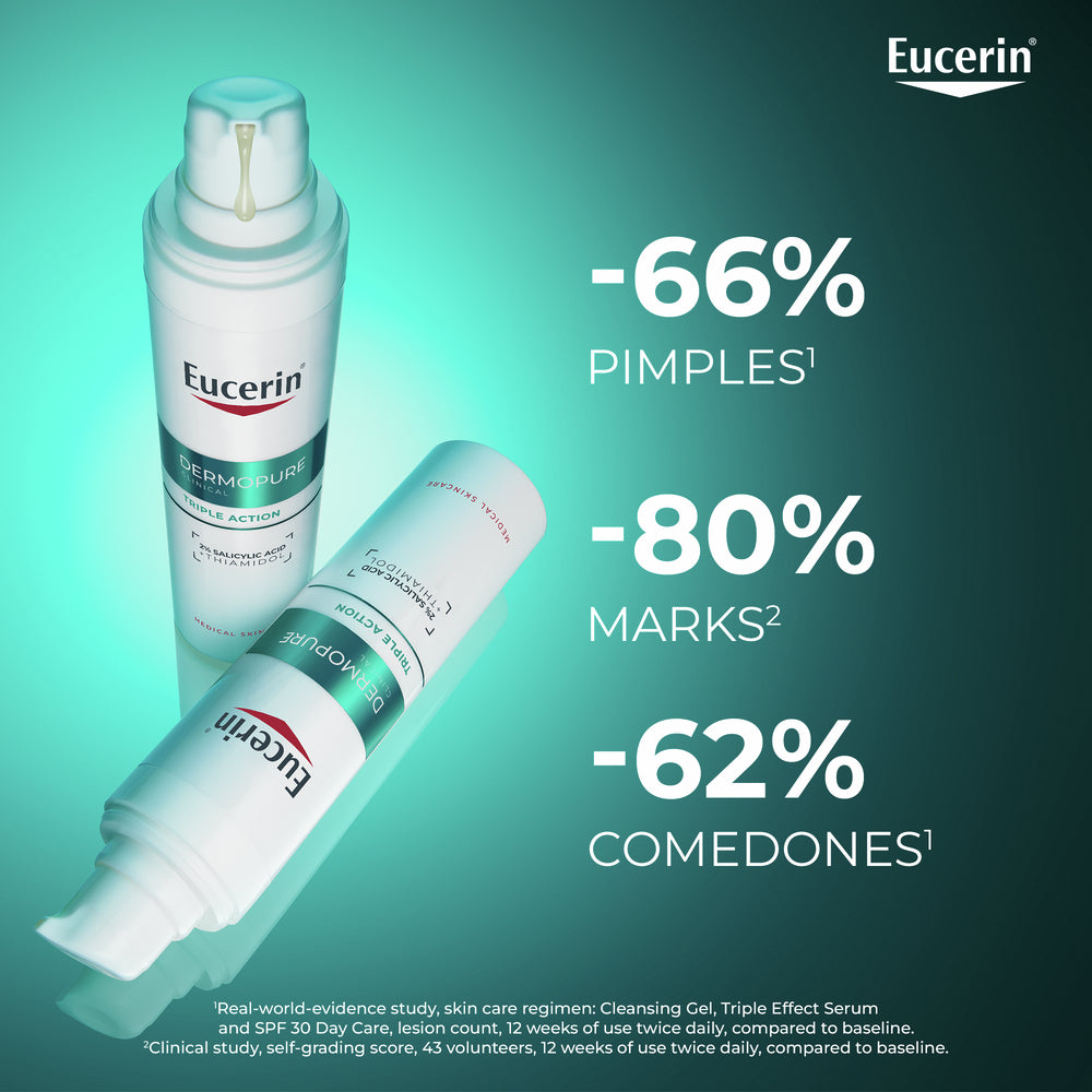 EUCERIN DERMOPURE TRIPLE ACTION FLUID 40ML