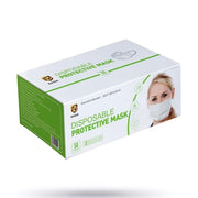 DADA Individually Packaged 3 Layer Disposable Protective Face Mask, Premium Quality Face Mask with Elastic Ear Loop. Specially Designed for Adults (50pcs Individually Wrapped/box) (White)